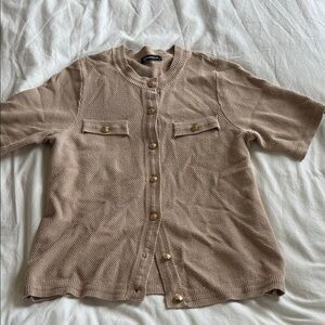 Amazon Women's Tan Cardigan Sweater